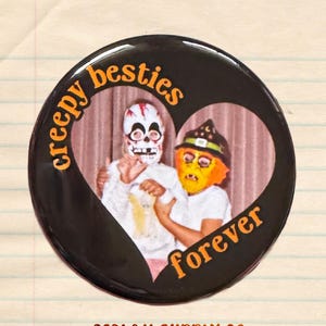 Creepy Besties Forever - Spooky Button