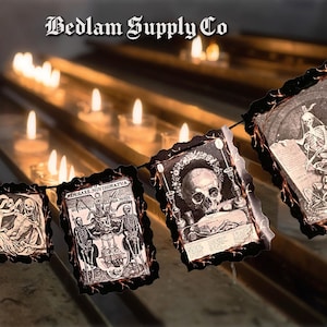 Memento Mori Handmade Garland