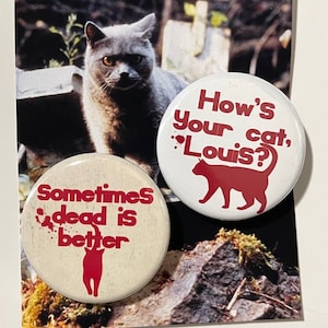 Church the cat - 1.5” pin back set Pet Sematary