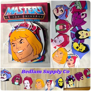 He-Man Inspired Masters of the Universe Cartoon Garland Banner