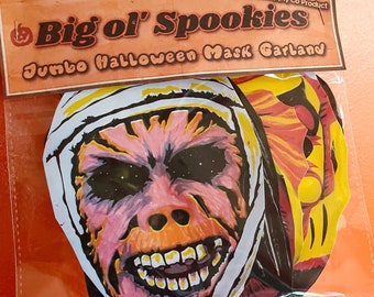 Big ol’ Spookies - Jumbo Halloween Mask Garland