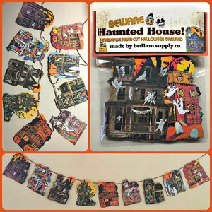 Haunted House! Halloween handmade Garland Banner