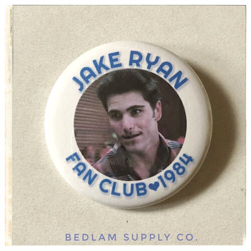 Jake Ryan Fan Club 16 Candles Large Button Etsy