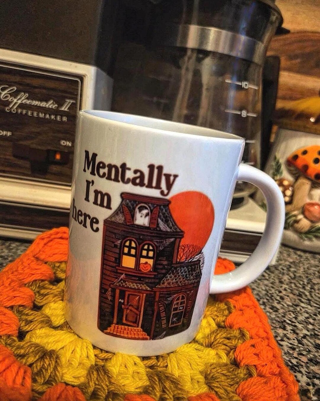 Mentally I'm Here (a Nostalgic Haunted House) - Two-sided Regular