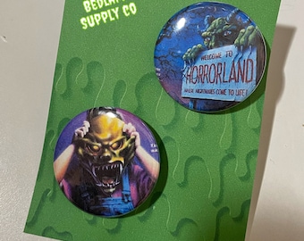 Goosebumps 1.5” pin back Button Set