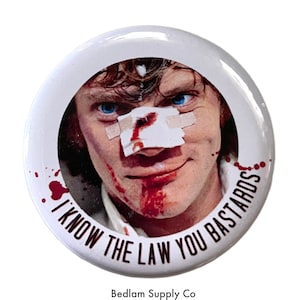 Clockwork Orange - I Know the Law - Button