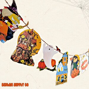 Halloween Night, 1982 - cozy nostalgic Halloween garland image 6