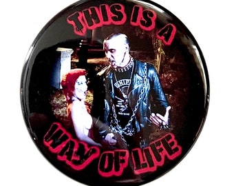 You Think This is a Costume? - Large Pin Back Button Return of the Living Dead