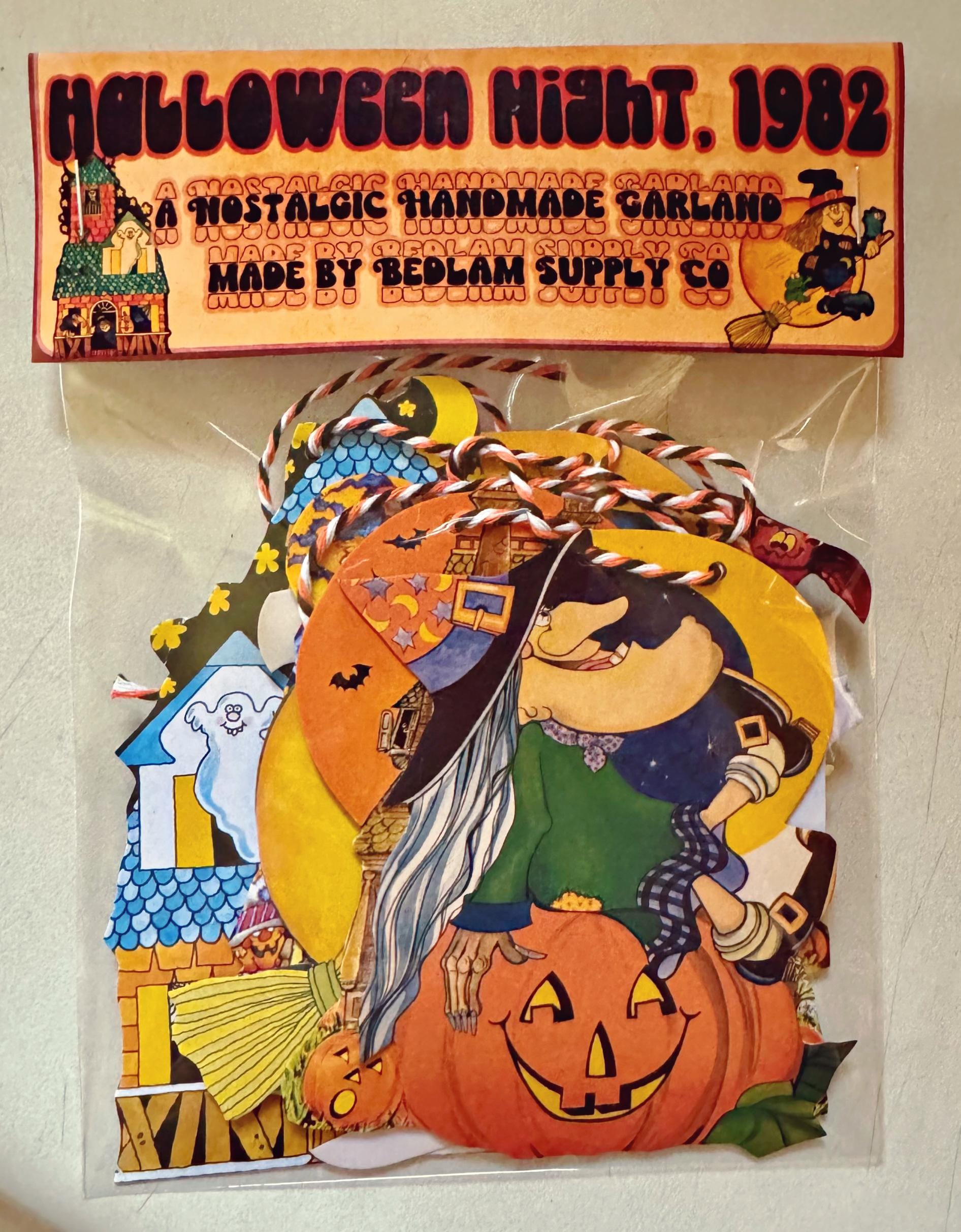Halloween Night, 1982 - Cozy Nostalgic Halloween Garland - Etsy