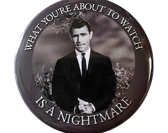 Rod Sterling - The Twilight Zone Large Button