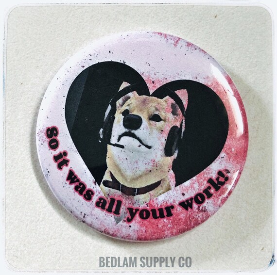 Silent Hill Mira Ending Large Button Shiba Inu Etsy