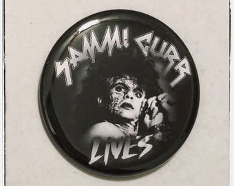 Sammi Curr Lives - Large Button - Trick or Treat 1986