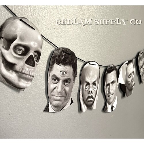 Your next stop, the Twilight Zone - handmade garland