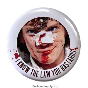 Real Horrorshow - 1.5” pin back Clockwork Orange Button Set image 2