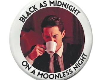 Agent Cooper - Twin Peaks Button