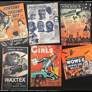 Vintage Halloween Ads - All Stickers