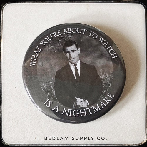 Handmade the Twilight Zone 1 Button Lapel Pin Etsy