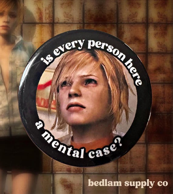 Silent Hill 3 Heather Mason- Button