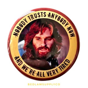 Carpenter’s The Thing - Pin Back Horror Button