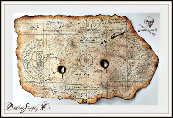 large goonies treasure map print etsy