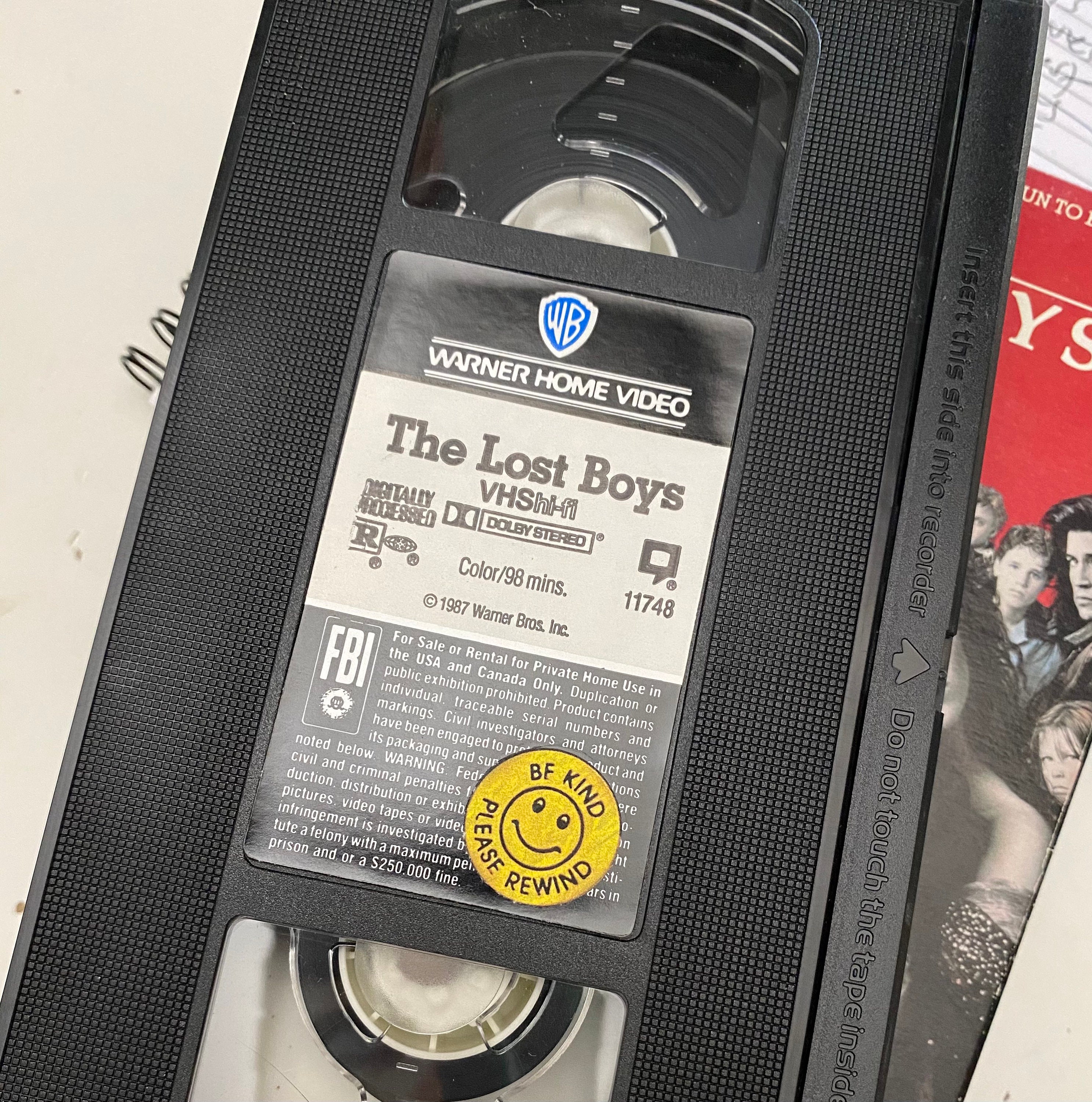 Mini Horror VHS Sticker Label 12 Pack Etsy