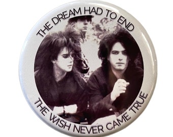 The Cure 17 Seconds  - Large 2.25" Pin Back Button Robert Smith