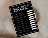What Did The Groom Say? Hen Party Game, Bridal Party Games (Printable Digital Download)