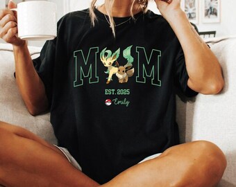 Custom PokaMom Shirt, Personalized Anime Characters SweatshirtS, Anime Mother's Day Gift, Birthday Gift For Mom, Pocket Beast Hoodie