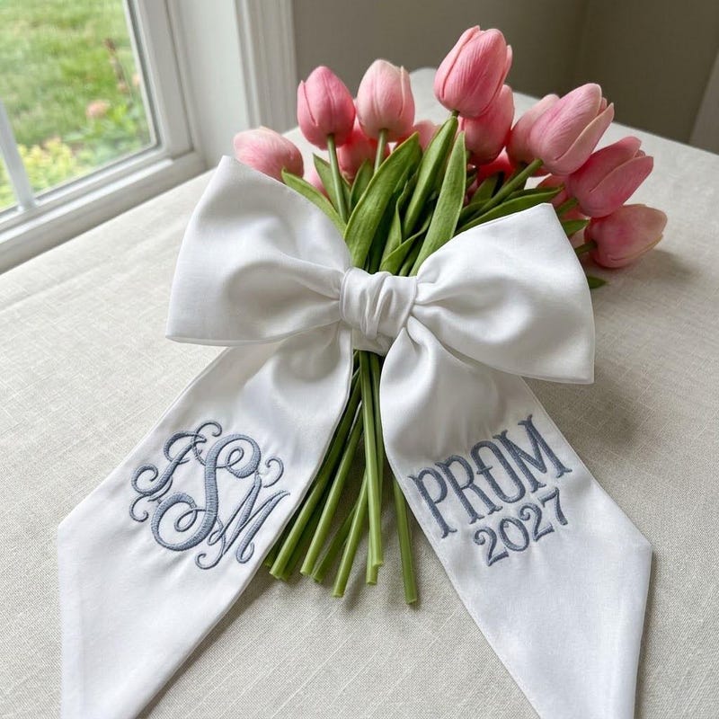 Monogramen Monogrammed Sash Striped - Etsy