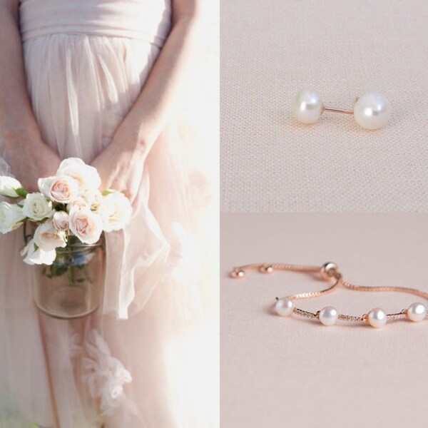 Flower Girl Earrings Etsy