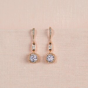 Bridal Jewelry SET Cushion Cut Crystals Crystal Bridesmaid - Etsy