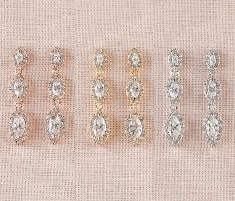 Marquise Crystal Bracelet Bridal Jewelry Wedding bracelet Etsy