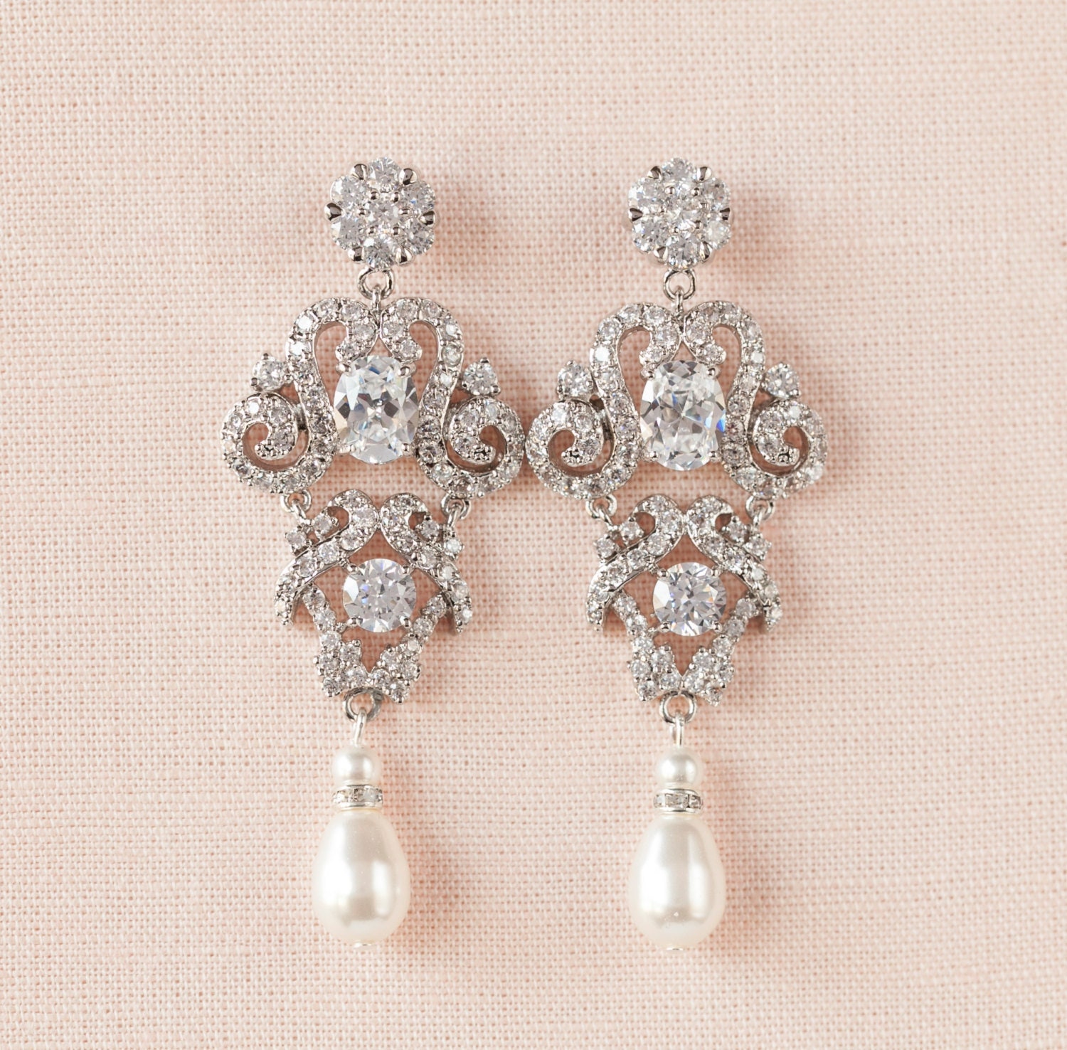 Bridal Bracelet Earrings Crystal Wedding Jewelry Bridal | Etsy