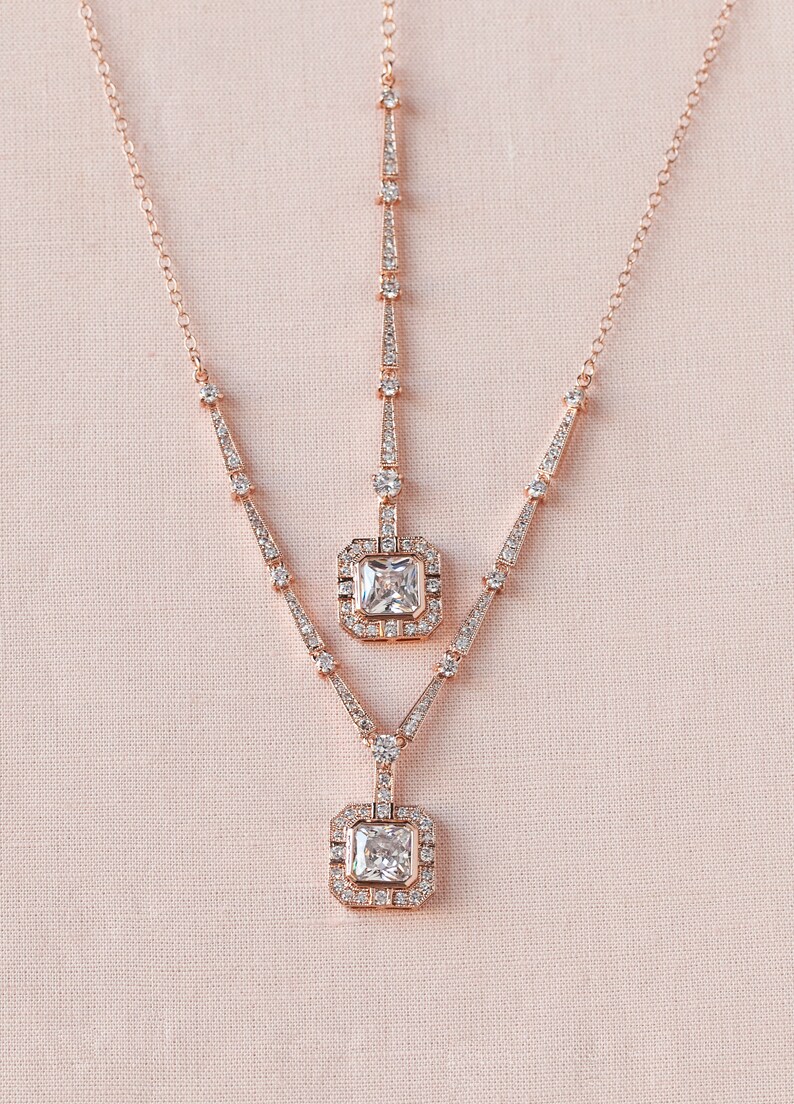 Princess drop necklace main image 0