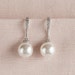 Pearl Bridal Earrings, Classic Pearl Wedding Earrings, Rose Gold Bridesmaid earrings, High Quality European Pearl drop Earrings 