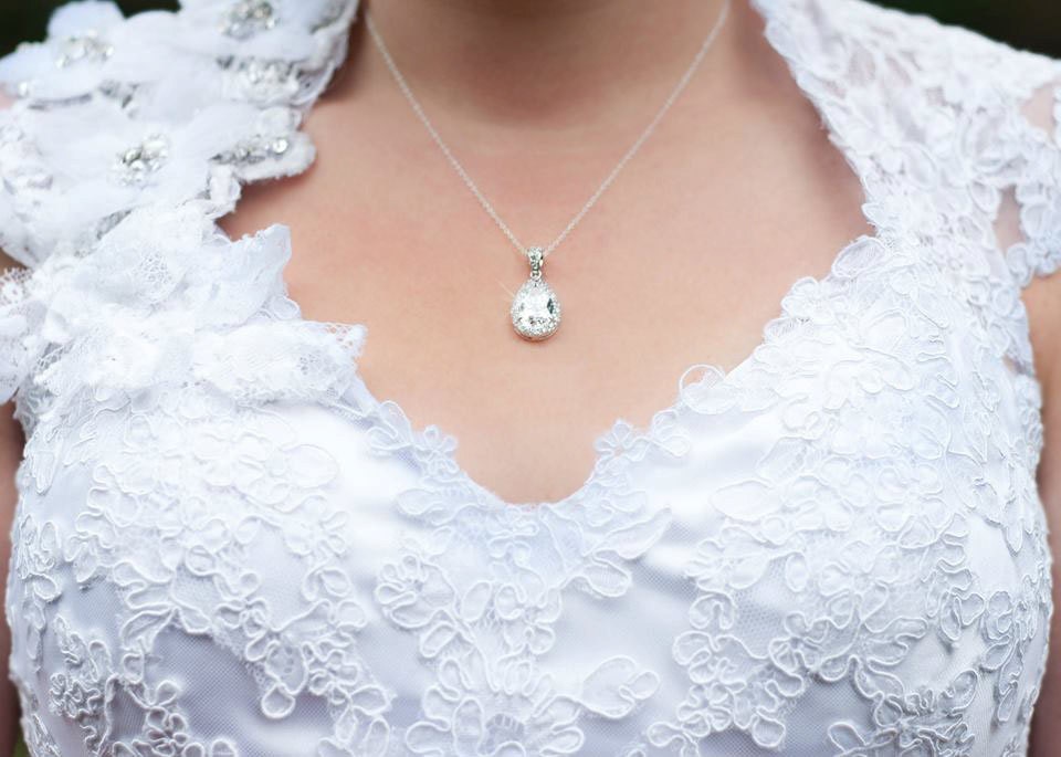 Crystal Bridal Set. Bridesmaids Jewelry Set Crystal Pendant | Etsy