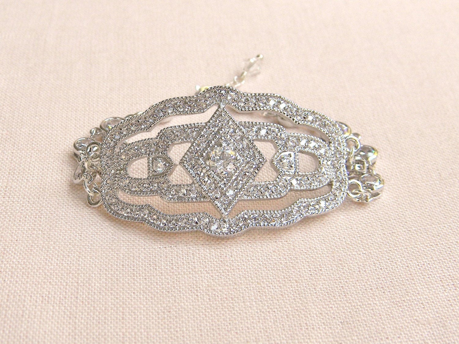 Art Deco Bridal Bracelet