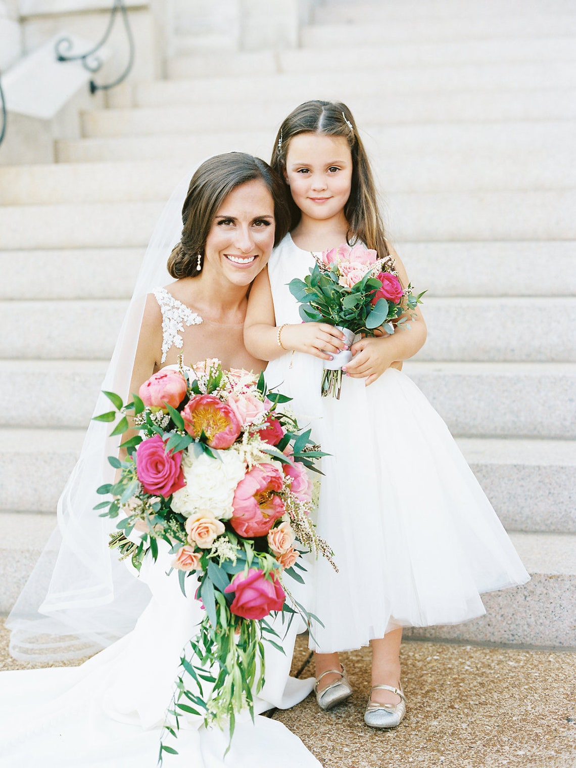 Flower Girl Crystal Bracelet Rose Gold Wedding Jewelry Etsy