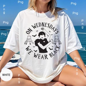 On Wednesdays WeWear Black Png, Dancing Queen Png, Wednesdays Png, Dance Dance Dance Png, Digital Download