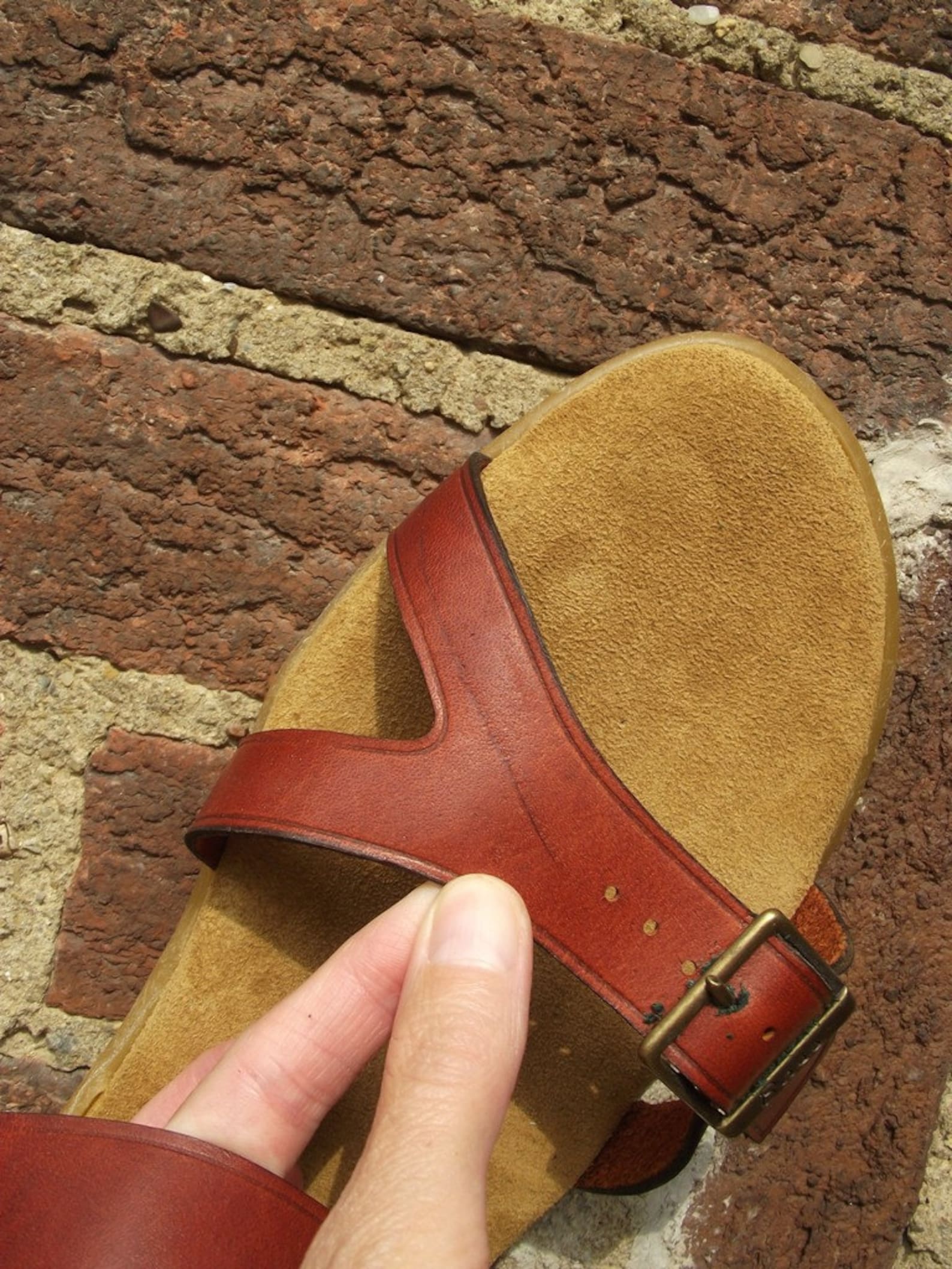 bass sandals 80s