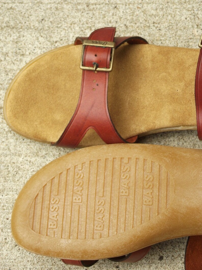 bass sandals 80s