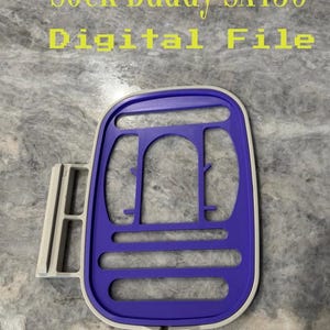 Uchwyt do haftu skarpetkowego 5”x7” Hoop – plik cyfrowy STL