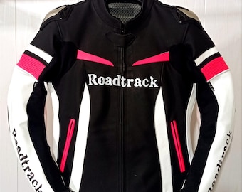 LADIES Special Design Motorbike Leather Jacket