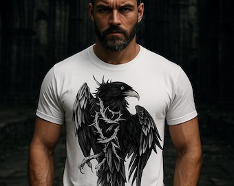 Raven Ink Art T-Shirt