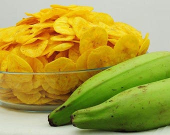 Olu Olu Green Crispy Plantain Chips 60g Each (3 - 24packs)