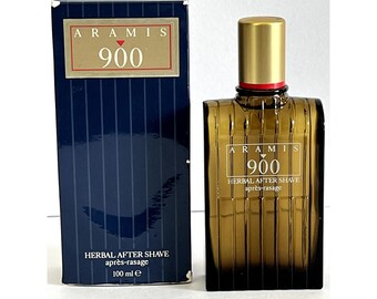 Vintage Aramis 900 Herbal After Shave Splash for Men 3.4 oz /100 ml New