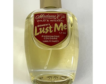 Vintage Madame X's Wild & Wicked Lust Me Perfume Pheromone Cologne Almost Full READ