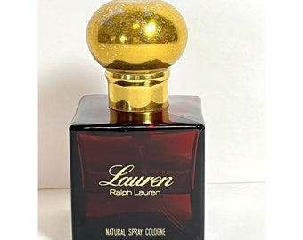 Vintage Lauren by Ralph Lauren Eau de Toilette Perfume 40% Full 2oz READ