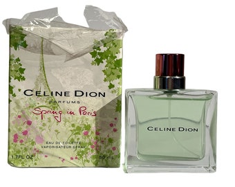Spring in Paris by Celine Dion by Coty Eau De Toilette Spray 1.7oz /50ml NEW