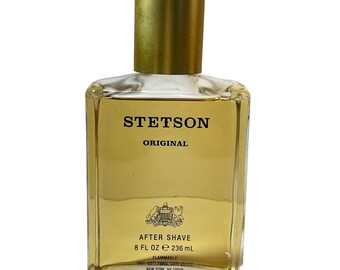 Vintage Stetson Original After Shave Splash by Coty Almost Full 8oz READ